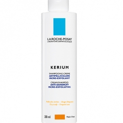 šampony La Roche-Posay Kerium krémový šampon na suché lupy