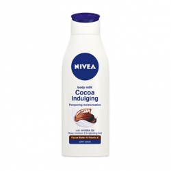 Hydratační tělové krémy Nivea výživné tělové mléko Cocoa Indulging