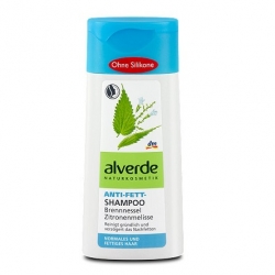 šampony Alverde šampon pro mastné vlasy s kopřivou a meduňkou