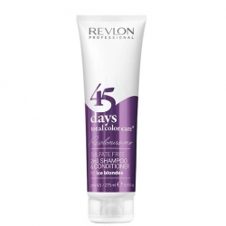šampony Revlon Professional Revlonissimo 45 Days 2in1 Shampoo & Conditioner For Ice Blondes