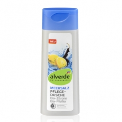 Gely a mýdla Alverde sprchový gel mořská sůl & bio citron & bio pepř