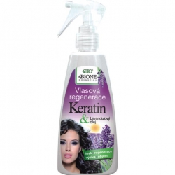 Bezoplachová péče vlasová regenerace Keratin & levandulový olej - velký obrázek