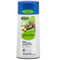 šampony Alverde šampon proti lupům Bio-para ořechy & bio-rozmarýn