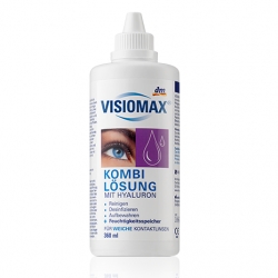 Kontaktní čočky Visiomax kombinovaný roztok s kyselinou hyaluronovou pro měkké kontaktní čočky