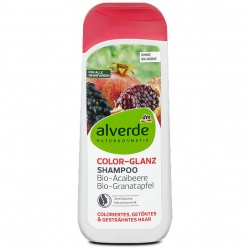 šampony Alverde šampon pro barvené vlasy s acai a granátovým jablkem