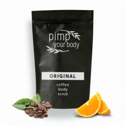 Peeling Pimp Your Body prírodný kávový telový peeling Original