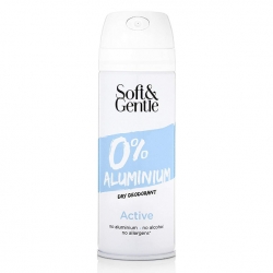 Antiperspiranty, deodoranty Soft & Gentle 0% Aluminium Dry Deodorant Active