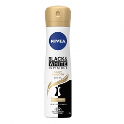 Antiperspiranty, deodoranty Nivea Sprej antiperspirant Black & White Silky Smooth