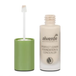 Tekutý makeup Alverde Perfect Cover make-up & korektor