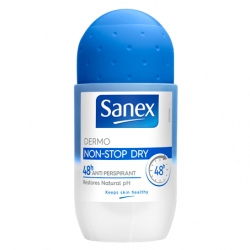 Antiperspiranty, deodoranty Sanex Dermo Non-Stop Dry 48h Anti-Perspirant Roll On
