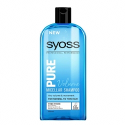 šampony Syoss micelární šampon Pure Volume