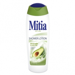 Gely a mýdla Mitia Soft Care Shower Lotion Avocado sprchové mléko s avokádem