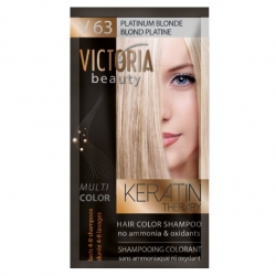 Barvy na vlasy Victoria Beauty tónovací šampón na vlasy Platinum blonde