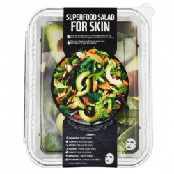 Masky Farmskin Superfood výživná textilní maska s vitamíny avokádový salát