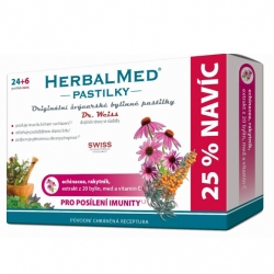 Doplňky stravy HerbalMed pastilky pro posílení imunity