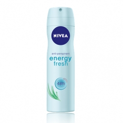 Antiperspiranty, deodoranty Nivea Sprej antiperspirant Energy Fresh