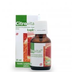 Doplňky stravy Citrovital kapky z grapefruitových jader - velký obrázek