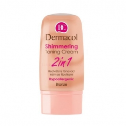 Tónovací krémy Dermacol Shimmering Toning Cream 2in1