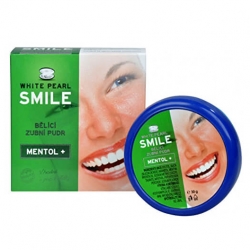 White Pearl Smile bělicí zubní pudr Mentol+ - větší obrázek