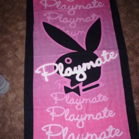 Černo - růžová osuška Playboy - foto č. 1
