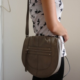 Béžová crossbody kabelka H&M