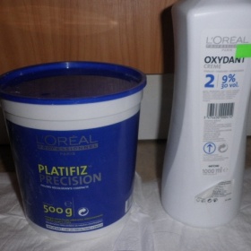 L´oreál Platifiz Precison (melír) 500 g + krémový ox