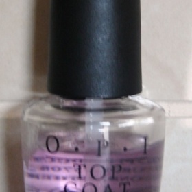 Opi Top Coat - vrchní lak urychlující dobu schnutí, s vysokým leskem. - foto č. 1