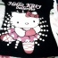 Černé dámské tričko Hello Kitty - foto č. 2