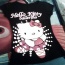 Černé dámské tričko Hello Kitty - foto č. 3