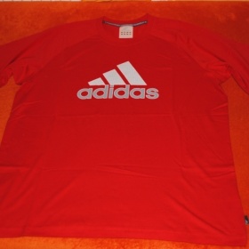 Pánske červené tričko Adidas