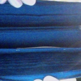 Modrá lesklá peněženka House s bílými puntíky - foto č. 1