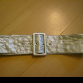 Široký stříbrný pásek