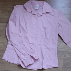 Růžová elegantní košile