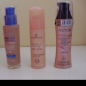 Makeupy Rimmel, Astor, Essence