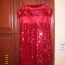 Červené plesové šaty s flitry - foto č. 3