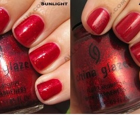 Lak na nehty China Glaze, odstín Ruby Pumps