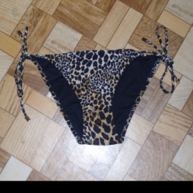 Spodní díl plavek Victoria secret Stringkini- leopard